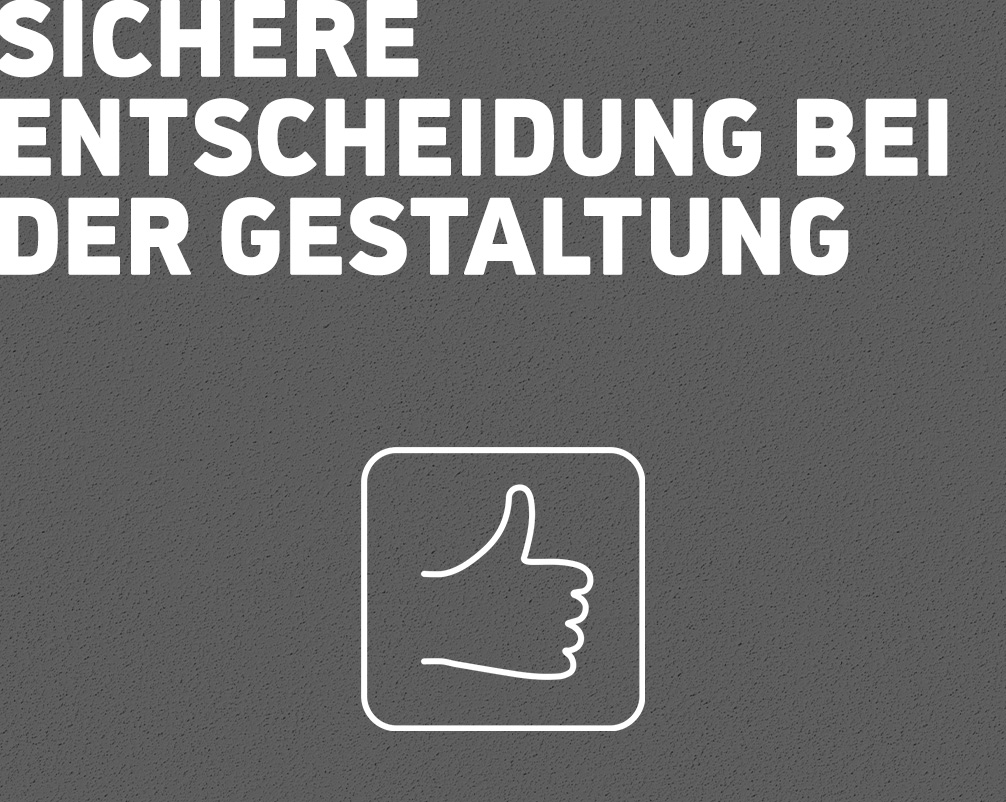Sichere Entscheidung bei der Gestaltung